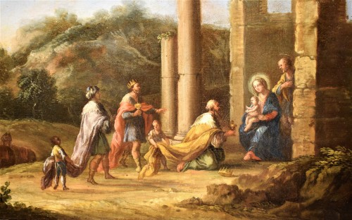 L' Adoration des Mages - Andrea Locatelli (1695-1741) - Louis XV